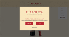 Desktop Screenshot of diabolicawines.com